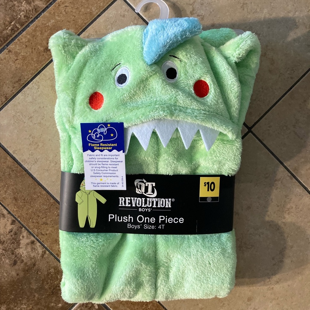 Revolution green monster onesie
